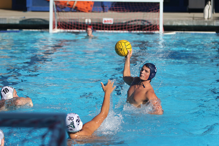 Menlo's Ethan Babel aims in the second half against Miramont