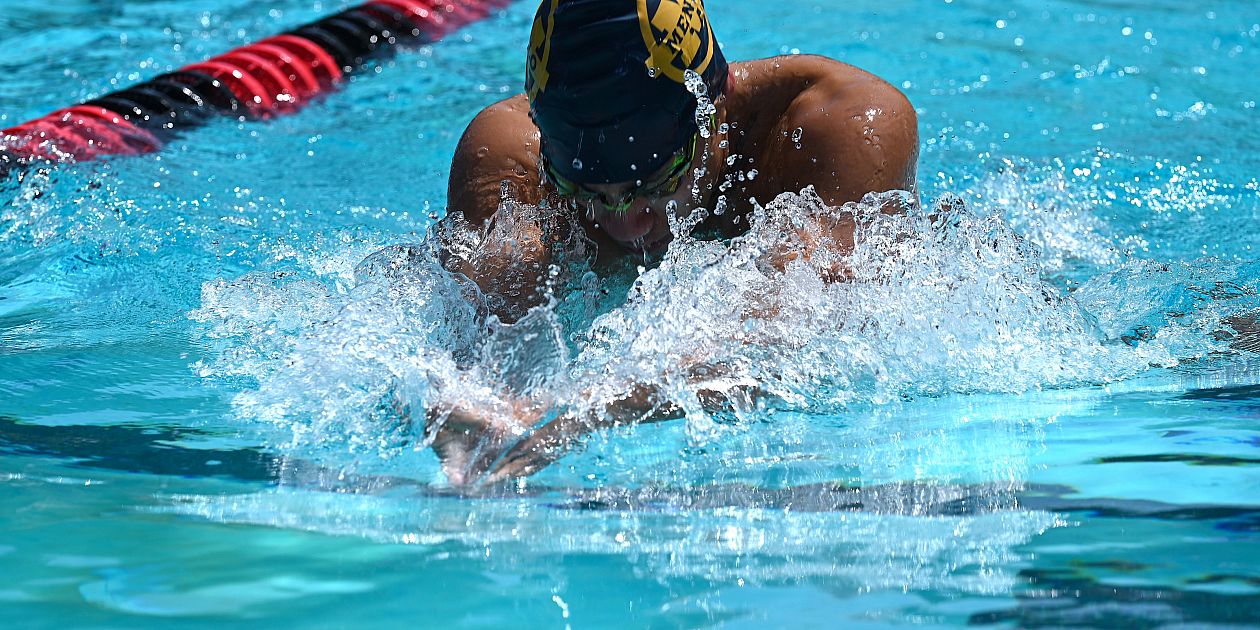 Swimmers land titles, CCS bids, PRs at WBAL finals • News • Menlo School