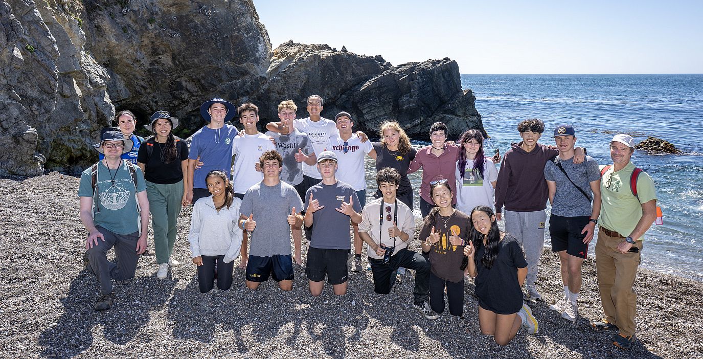 Catalyst students during their kickoff retreat