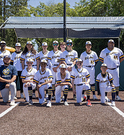 Middle School VA Baseball team photo.