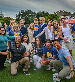 Parents, faculty, and seniors gather for the Senior Celebration - Class of 2022.