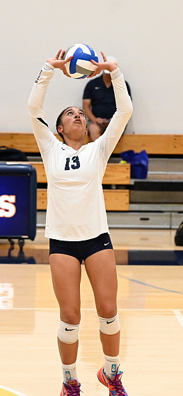 Menlo's Lily Kautai distributed 154 assists, and had 16 aces and eight blocks and was named all-tournament at the Harbor Invitational.