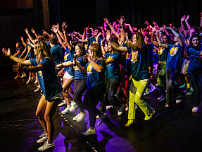 Class of 2022 performs during the senior show.