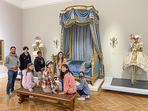 Middle School French and Art students visit the Legion of Honor in San Francisco.