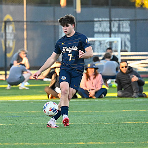 Menlo senior Chuck Wynn delivered the go-ahead goal against The King's Academy, and finished the week with two assists.