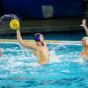 Menlo senior Calvin Barad takes a shot against St. Francis in the Knights' 8-7 win in the CCS Open semifinals