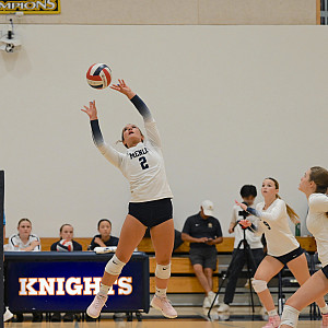 Menlo junior Jamie Johnson posted four aces, 11 assists and nine digs