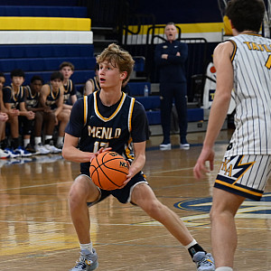 Tate Cohen looks for the shot against TKA