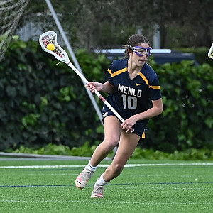 Menlo's Scarlett Bundy was one of many seniors to lead the Knights past Menlo-Atherton