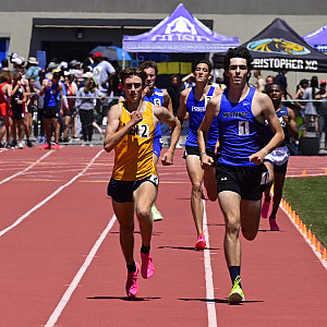 Menlo senior Justin Pretre ran triple at CCS and made podium for each. He came away with a gold medal and state bid,(4x800)  as well as a...