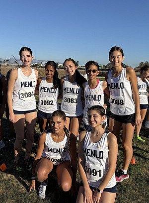 The varsity girls finished third at the WBALMeet 2