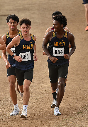 Amay Srinivasan, from left, Oliver Olbekson and Joseph Hurd led the Knights to a third WBAL title