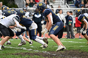 Knights senior defensive end Palmer Riley had five pass breakups in Saturday's win over TKA