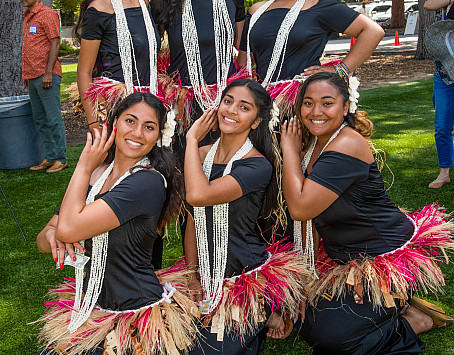 Members of the Pacific Islander affinity group performed at Global Expo.