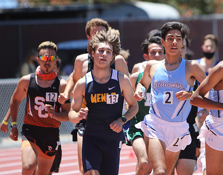 Menlo's Calvin Katz, who is headed to Yale, placed third overall in the 1600 and will return to S...