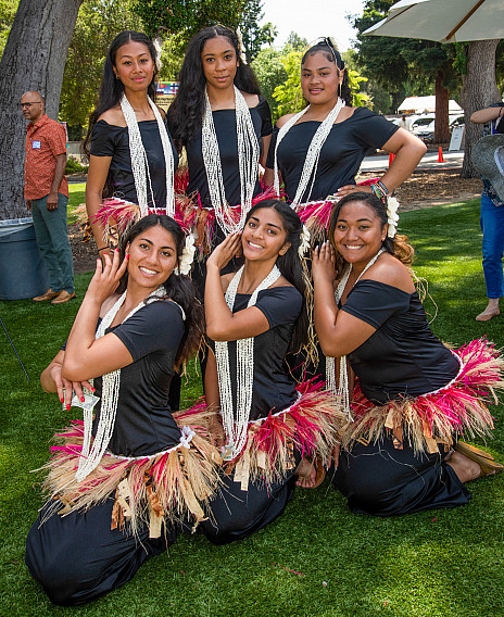 Members of the Pacific Islander affinity group performed at Global Expo.