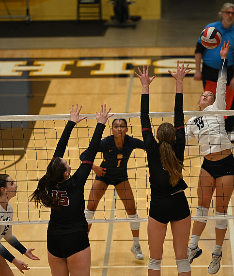 Sophomore outside Alex Fair led the Knights' attack with 21 kills  and five aces in a pair of wins.