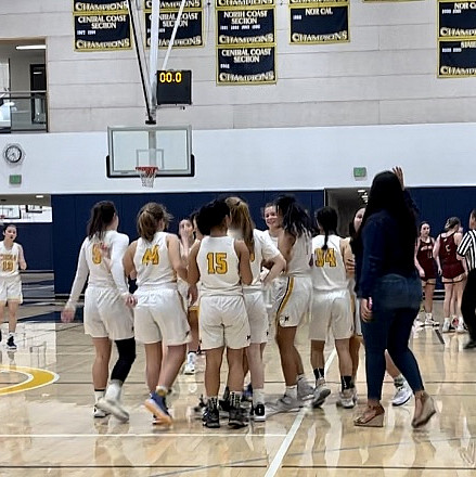 The Menlo girls' basketball team defeated West Valley of Cottonwood and will return to the home court Thursday in the CIF Div. IV NorCals