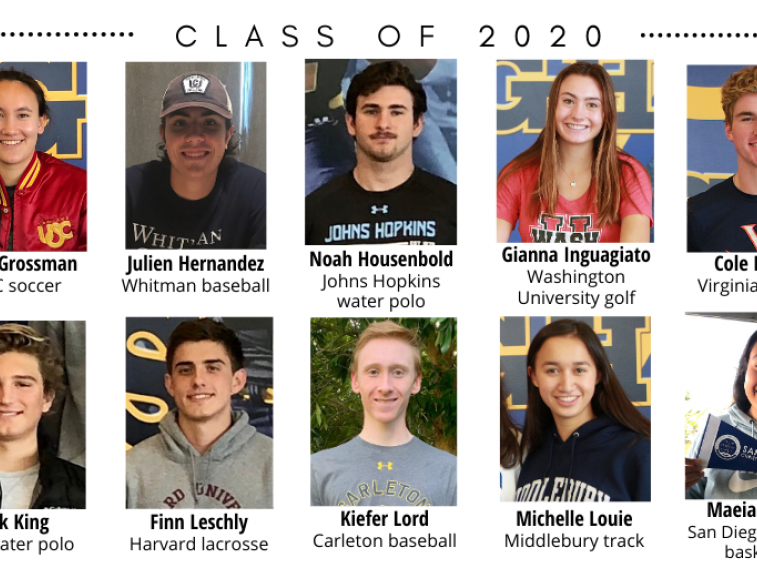 Menlo School Class of 2020 college athletes 2/3