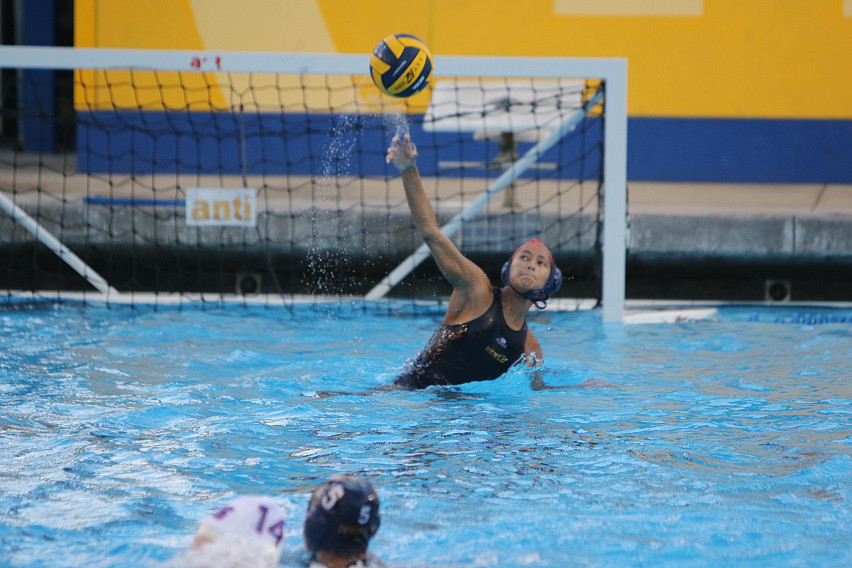 Menlo junior Nyla Sharma scored and made 17 saves, including a penalty save