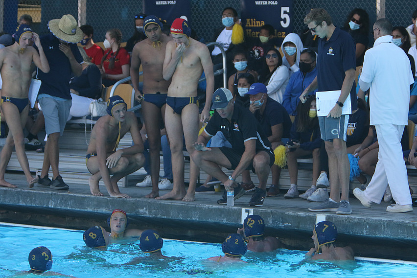 Knights water polo rebounded from a loss to JSerra with a win over Miramonte on Day One of the North South Challenge
