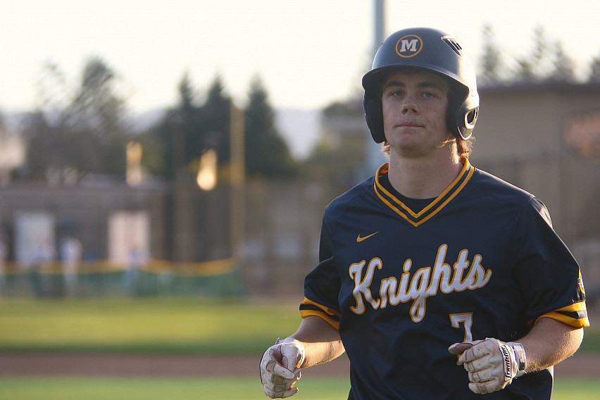 Menlo senior Jack Giesler went 3 for 4 with a double in Menlo's 3-3 tie with The King's Academy