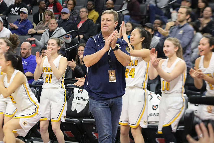 John Paye, a 1983 alum, wins his 400th game with the girls' basketball program