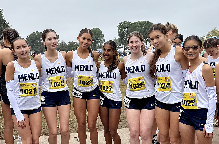 Girls' Cross Country at state meet.