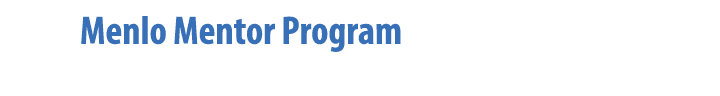 Menlo Mentor Program 