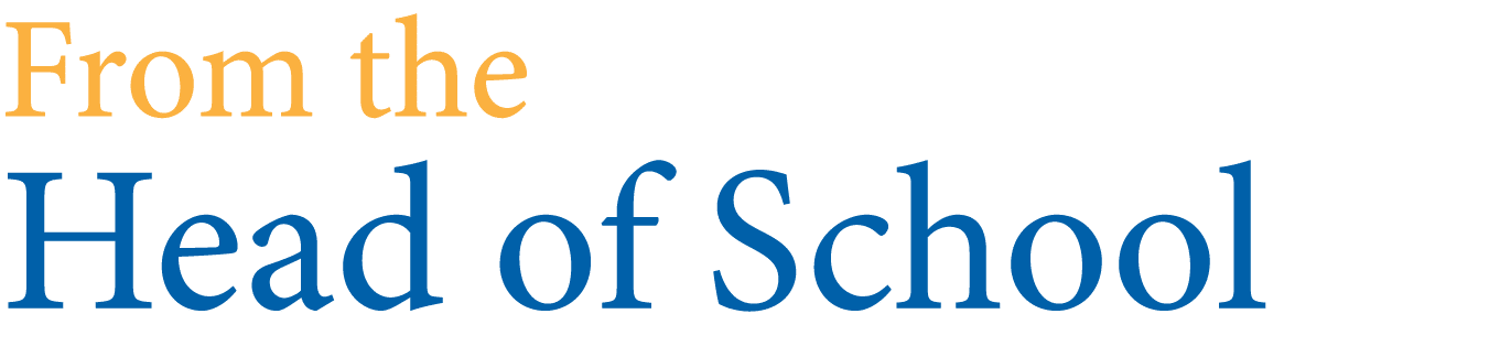 From the Head of School