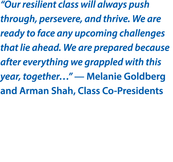  Our resilient class will always push through, persevere, and thrive  We are ready to face any upcoming challenges th   