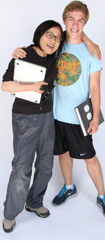 Posing for a portrait on the last day of school  Photo by Pete Zivkov 